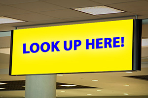 Backlit banners